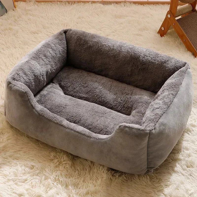 lit animaux velours doux gris beige rose confortable tamaño grande mediums pequeño