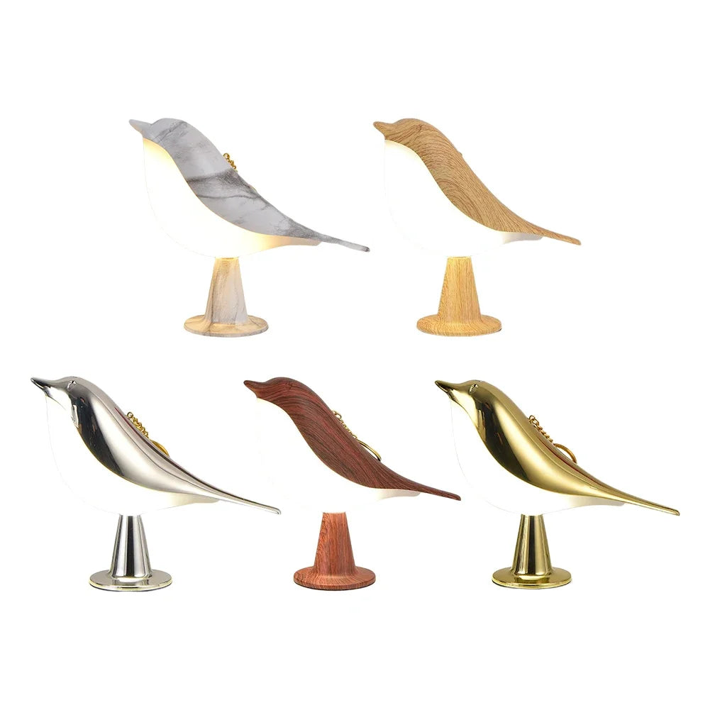 Lampe hélicoptère grise foncée en mode veilleuse LED douce