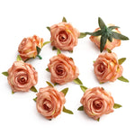 fleurs artificielles roses bouquet blanc rose violet 10 pièces décoration mariage