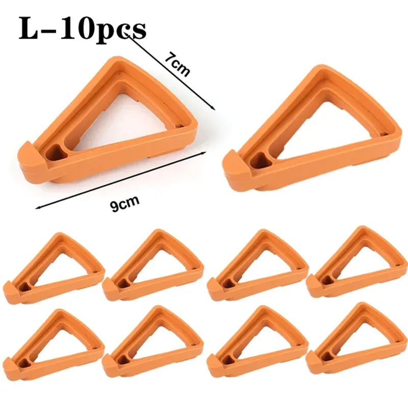 supports pot orange moderne adhésif 10pc 5pc plateau plat lisse ventilé jardineriaux