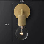 Lampe murale moderne or blanc transparent salle manger chambre coucher