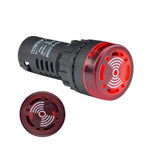 interrupteur led rouge noir rayures concentriques blanc flux lumineux moderne fonctionnel 12v 24v