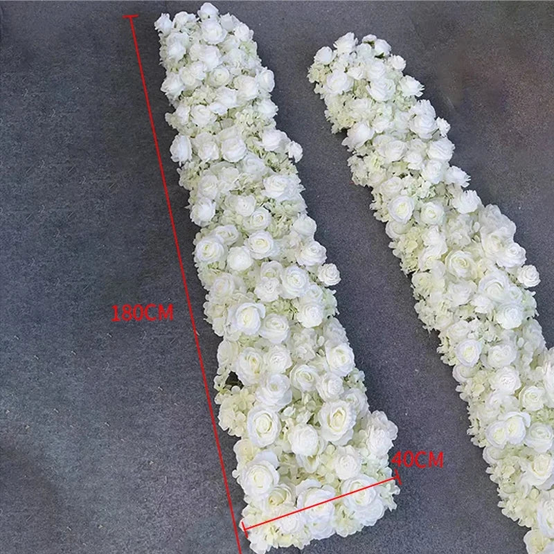Guirlande de roses artificielles en soie pour décoration