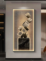 Éclairage doux de l'applique murale LED en ambiance chaleureuse