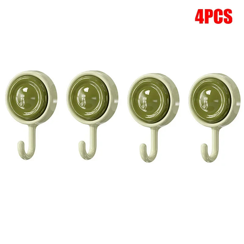 crochet mural moderne pièces adhésif rouge jaune gris vert brillant opaques