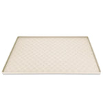 tapis nourriture animal imprimé pattes gris moderne opacité 80x60cm 60x46cm 40x30cm 29.5x18cm