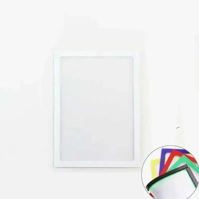 cadre photo magnétique coloré A5 transparent vert jaune bleu rouge rectangulaire moderne decorationintérieur