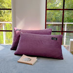 taies d'oreiller géométriques polyester 48x74cm bleu clair moderne adhésif chambre coucher