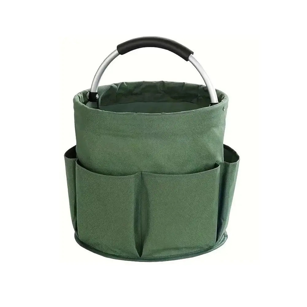 sac pliable multi poches grande capacité vert rouge bleu noir poches extérieures poignées métalliques