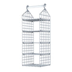 étagère suspendue moderne rose pâle étages hooks rangement serviettes pulls
