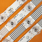 ruban led blanc bleu perforé 13led 6v 2w moderne télévision 630mm
