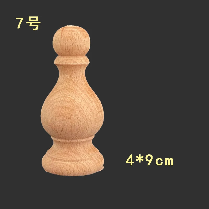 poteaux clôture bois naturel grain classique décoration maison tête lit colonne sculpture bois brut