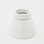 supports lampe céramique moderne blanc noir crème eyelets fixes haute temperature