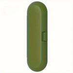 boîte rangement portable brosse dents électrique rose bleu vert moderne clips chargeur intégré contrôle