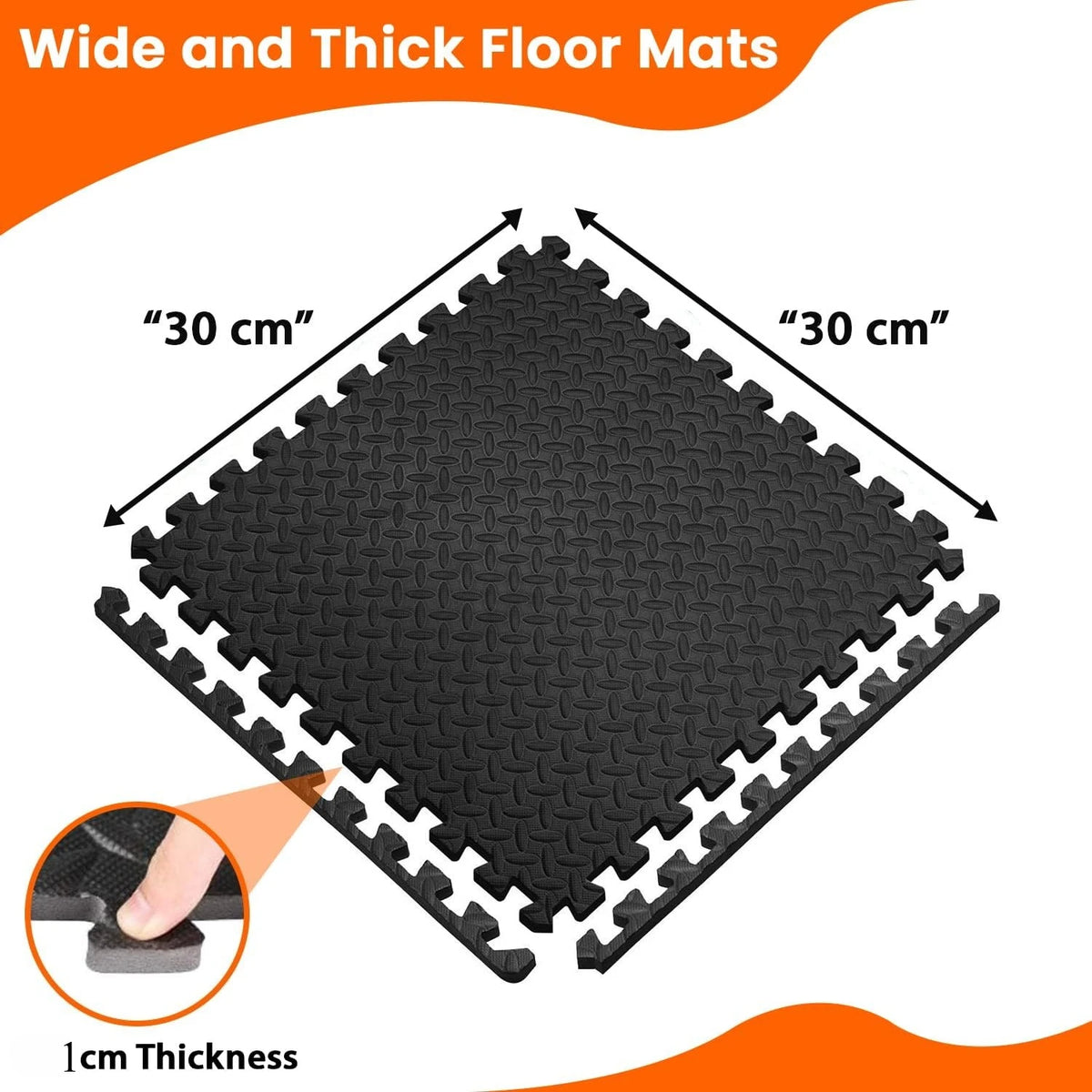 tapis sol noir texture géométrique moderne 30cm 30cm assemblage adhésif évA écologique