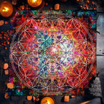 tapis tarot mandala géométrique motifs floraux multicolore moderneextérieur utilisation variée
