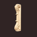 applique murale bois massif sculptée fleurs classique baroque décoration maison beige clair