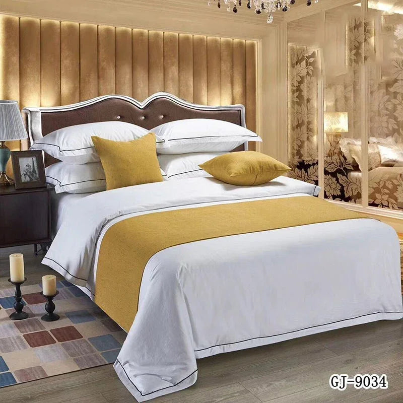 taies d'oreiller solides modernes 2pc polyester coton rouge blanc chambre coucher lit mariage hôtelDecorationSalleDeBain