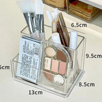 boîte pinceaux transparente diamant moderne réutilisable acrylique maquillage Brosse organisation cosmétique table