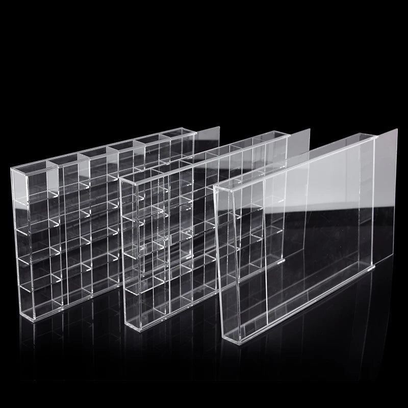 boîte rangement bijoux transparent moderne réutilisable acrylique pliable respectueux environnement