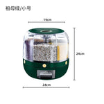 distributeur grains transparent moderne hermétique qualité alimentaire beige vert blanc
