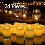 bougies led sans flamme décoration mariage élégantes motifs floraux blanc doré adhésives festivals fêtes