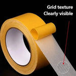 ruban adhésif électrique jaune gris moderne texture maille adhésif fort 10m sans trace
