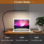lampe moderne rechargeable usb noir flexible clip aluminiuméconomieénergie