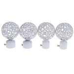 boules suspension modernes perforées blanc noir 22mm 28mm eyelets rideaux tringle accessoire
