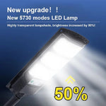 lumière solaire extérieure led motion sensor télécommande ip65 moderne