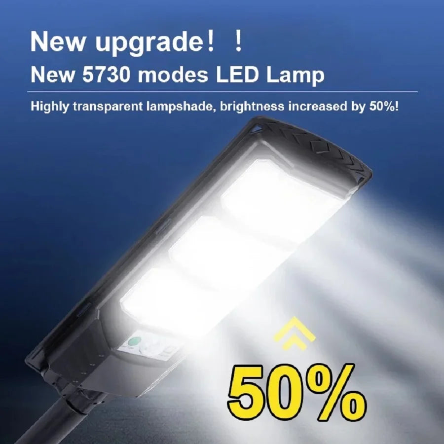 lumière solaire extérieure led motion sensor télécommande ip65 moderne