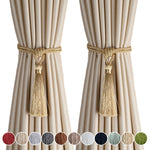 corde rideaux pompon moderne élégant blanc doré argenté polyester facile utiliser decoration chambre