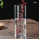 vases transparents modernes verre décoration table centre fêtes mariage
