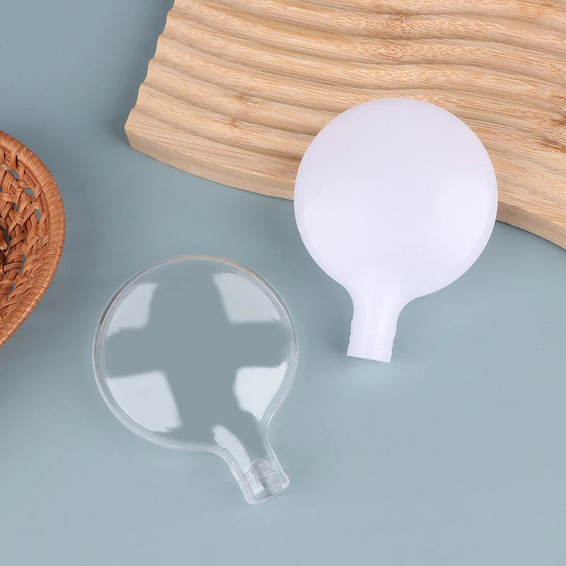 ampoule transparente moderne blanche ronde lisse éclairage led acrylique minimaliste