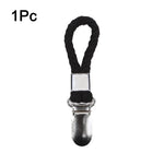 clips serviettes corde tressée acier inoxydable moderne beige blanc noir rouge vert olive