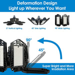 lampe led garage industrielle panneau réglable éclairage intérieur moderne e26 e27