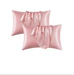 taies d'oreiller polyester uni modernes 51x76cm pièces gris doré blanc pale rose