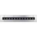 éclairage led souterrain moderne argenté noir ip68 24w 3000k 4000k 6000k aluminium flux2492000