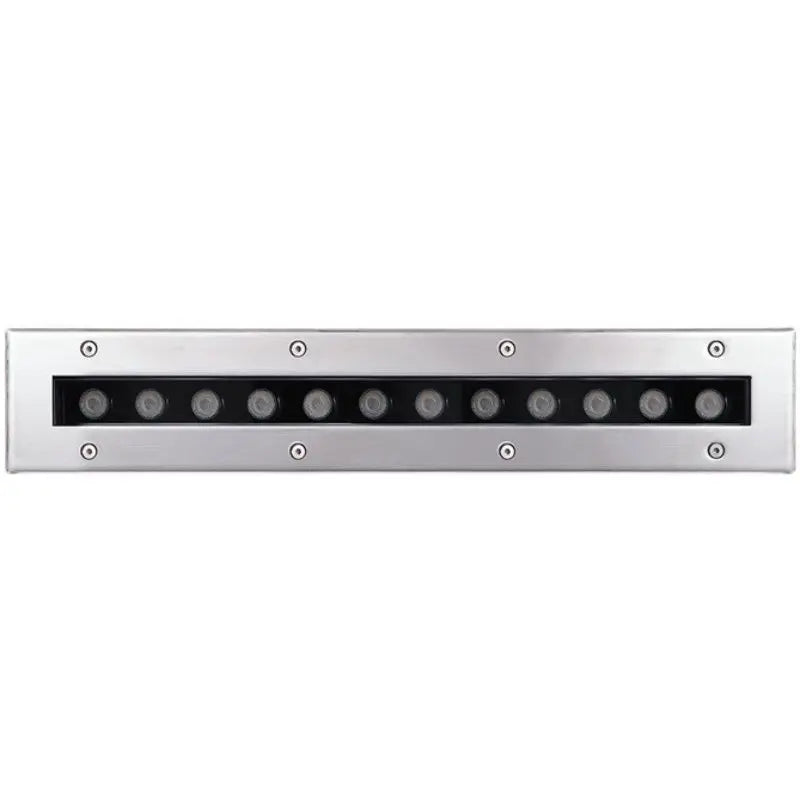 éclairage led souterrain moderne argenté noir ip68 24w 3000k 4000k 6000k aluminium flux2492000