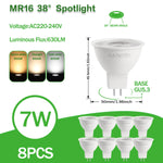 lot ampoules led spot gu11 gu4 blanc éclairage intérieur moderne maison