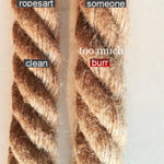 corde suspension rustique tissée beige ampoule électrique bricolage décoration industrielle fête