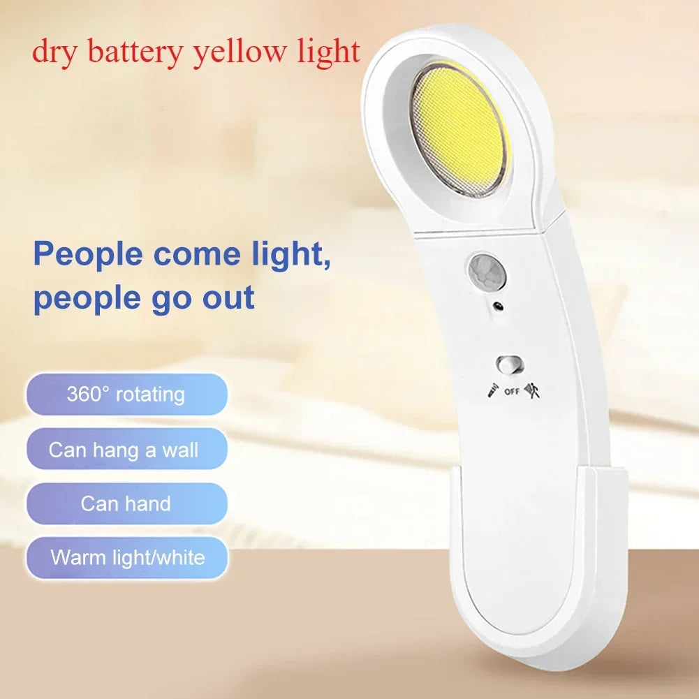 lampe chevet led rechargeable blanc moderne capteur pir interrupteur adhésif