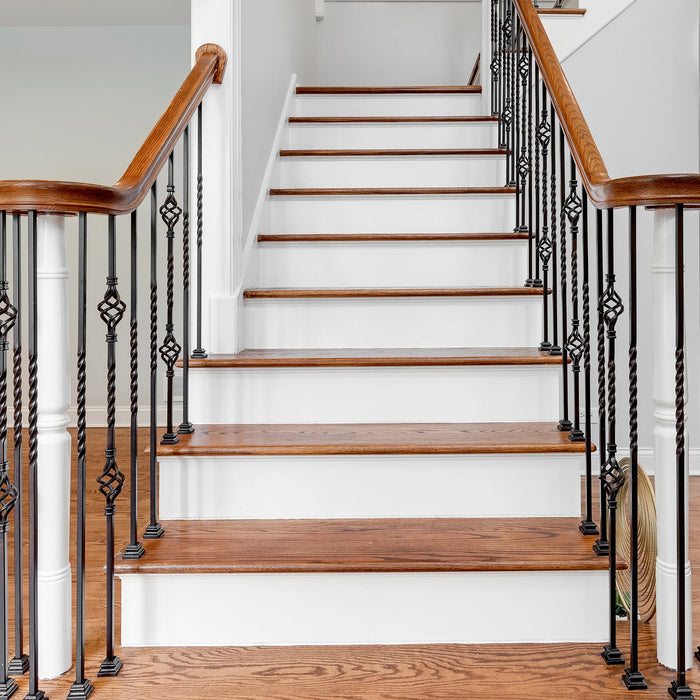 Autocollants d'escalier auto-adhésifs en vinyle blanc sur marches