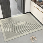 Paillasson gris clair design moderne