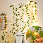 guirlande led lierre artificielle verte extérieure moderne décoration maison fêteSuspensionclair