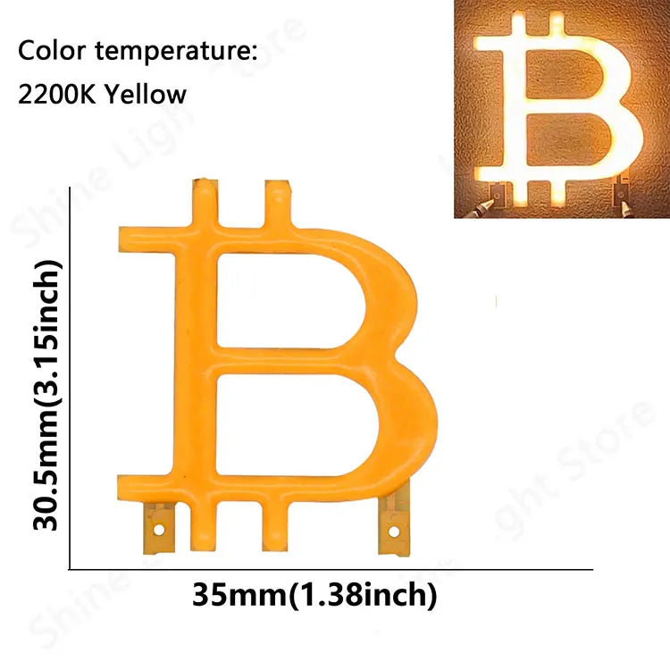 décoration fête neon sign bitcoin santa claus phare led filament orange clips art neon