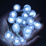 guirlande lumineuse 10 20 40 80 leds translucides blanc multicolore moderne noël chambreextérieur