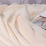 tissu polyester mousseline uni moderne 150cm large robe mariage capes écharpes rideaux bricolage