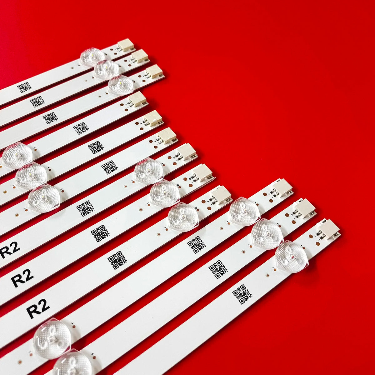 bandes led 47 pouces lumineuses rondelles blanches éclairage spécial moderne 94cm 12 pièces