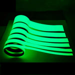 ruban luminescent vert adhésif moderne sécurité décoration nuit autoadhésif 10mm 15mm 20mm 30mm 40mm